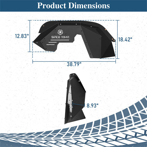 Load image into Gallery viewer, Jeep Wrangler JK Fender & Fender Liners Combo 8