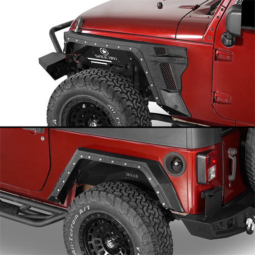 Load image into Gallery viewer, Jeep Wrangler JK Fender Flares 2007-2018 2-Door - Hooke Road