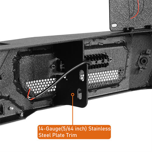 Load image into Gallery viewer, 2018-2024 Jeep Wrangler JL Rear Bumper Aftermarket Bumper 4x4 Parts - Hooke Road b3066 13