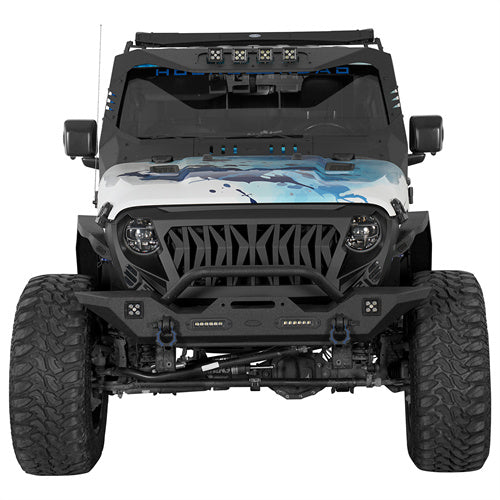 Load image into Gallery viewer, Hooke Road 2018-2025 Jeep Wrangler JL Front & Rear Fender Flares Kit 4 Pcs b3087 3