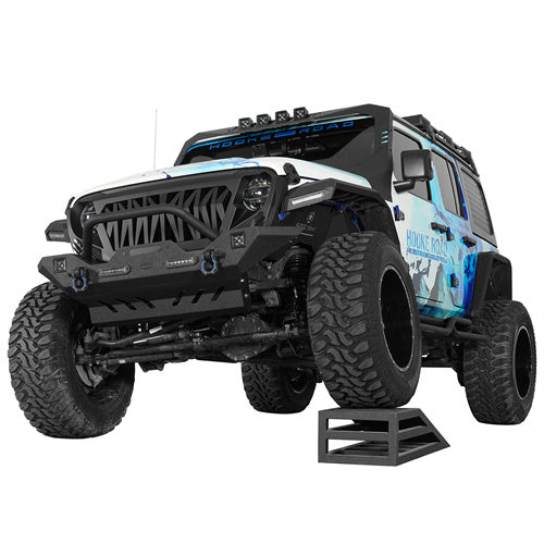 Load image into Gallery viewer, Hooke Road 2018-2025 Jeep Wrangler JL & Gladiator JT Front Skid Plate b3097s 2