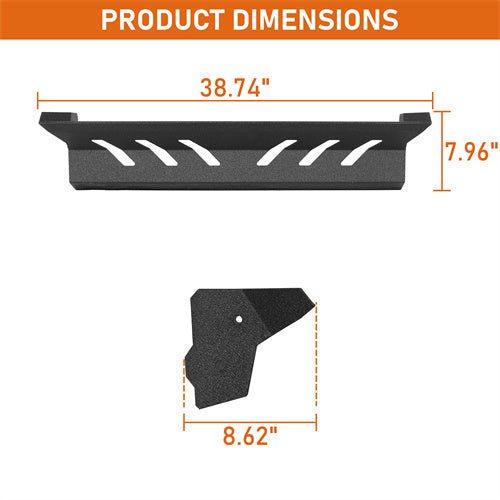 Load image into Gallery viewer, Hooke Road 2018-2025 Jeep Wrangler JL & Gladiator JT Front Skid Plate b3097s 4