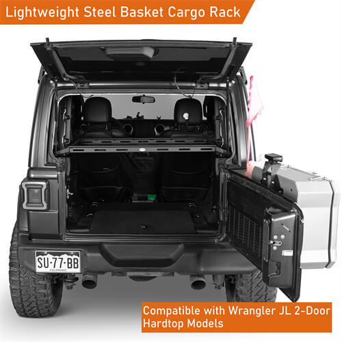 Load image into Gallery viewer, 2018-2024 Jeep Wrangler JL Interior Cargo Rack 4x4 Jeep Parts - Hooke Road b3061s 12