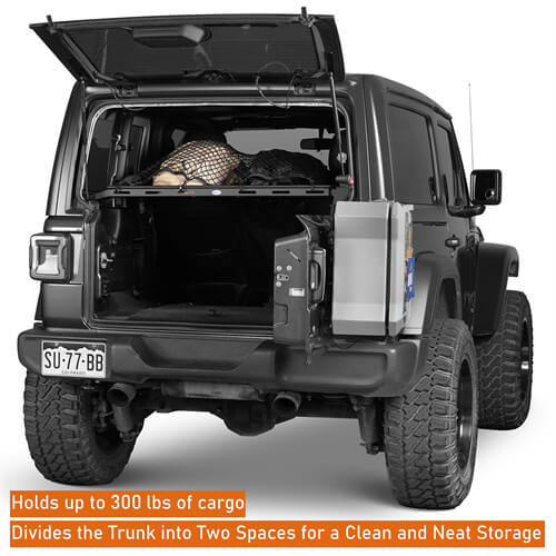 Load image into Gallery viewer, 2018-2024 Jeep Wrangler JL Interior Cargo Rack 4x4 Jeep Parts - Hooke Road b3061s 13