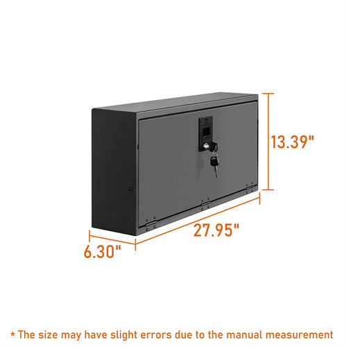 Load image into Gallery viewer, Hooke Road 2018-2024 Jeep Wrangler JL  Tailgate Storage Lock Box mmr30032 7