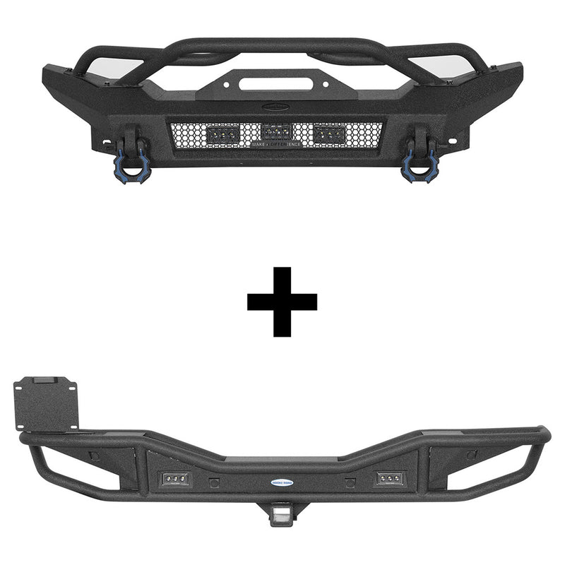 Load image into Gallery viewer, 2018-2026 Jeep JL Tube Front & Rear Bumper Combo - Hooke Road