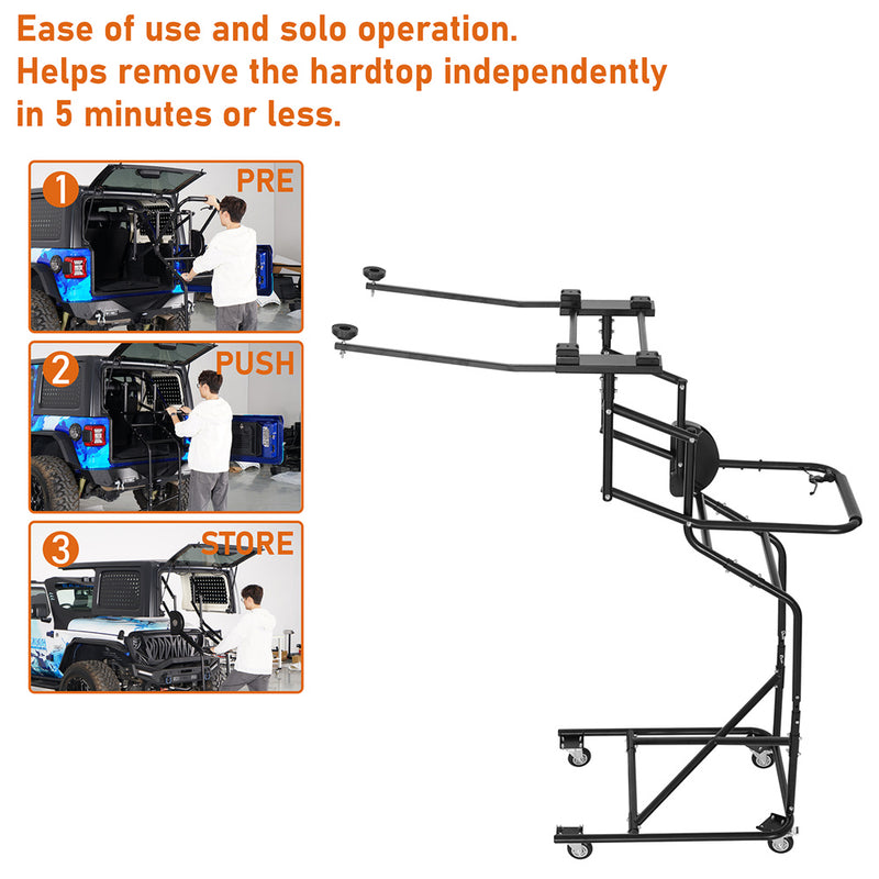 Load image into Gallery viewer, Hooke Road Hardtop Removal Lift Cart for Jeep Wrangler TJ & JK & JL & Ford Bronco 4-Door M10060 7