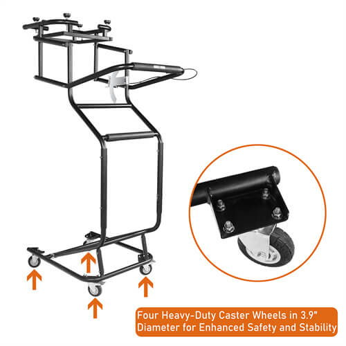 Load image into Gallery viewer, Hooke Road Hardtop Removal Lift Cart for Jeep Wrangler TJ & JK & JL & Ford Bronco 4-Door M10060 9
