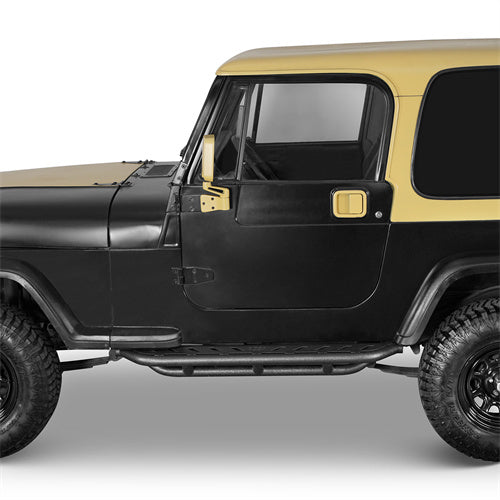 Load image into Gallery viewer, Hooke Road Jeep YJ Running Boards Nerf Side Step Bars for 1987-1995 Jeep Wrangler YJ b1065s 2