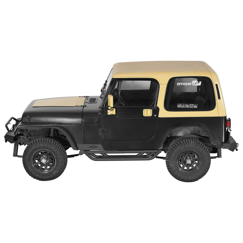 Load image into Gallery viewer, Hooke Road Jeep YJ Tubular Side Step Bars for 1987-1995 Jeep Wrangler YJ b1064s 3