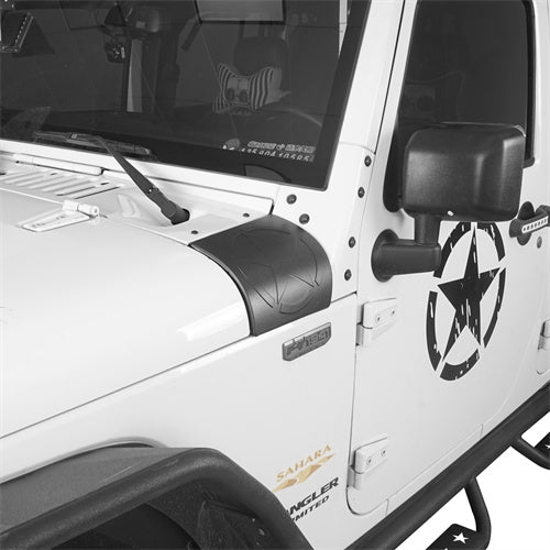 Load image into Gallery viewer, Hooke Road JK Cowl Body Armor Side Corner Guard Cover for 2007-2018 Jeep JK & Wrangler Unlimited JK mmr20159 2