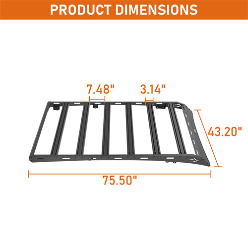 Load image into Gallery viewer, Hooke Road Lightweight Aluminum Roof Rack for 2014-2018 Subaru Forester b4730s 5