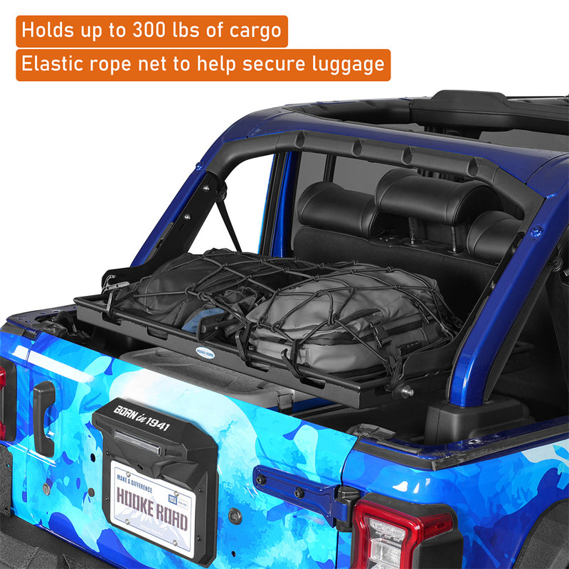 Load image into Gallery viewer, 33lbs Interior Cargo Carrier Jeep Wrangler JL 18-26 4-Door Hardtop Hooke Road b3109 7