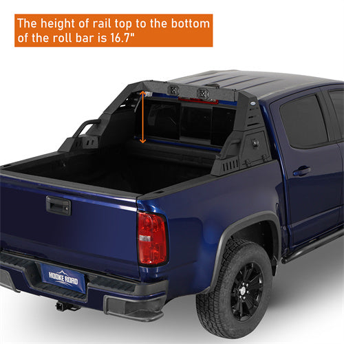 Load image into Gallery viewer, Mid Size Pickup Trucks Roll Bar Adjustable Truck Bed Roll Bar 4x4 Truck Parts - Hooke Road b9911s 11