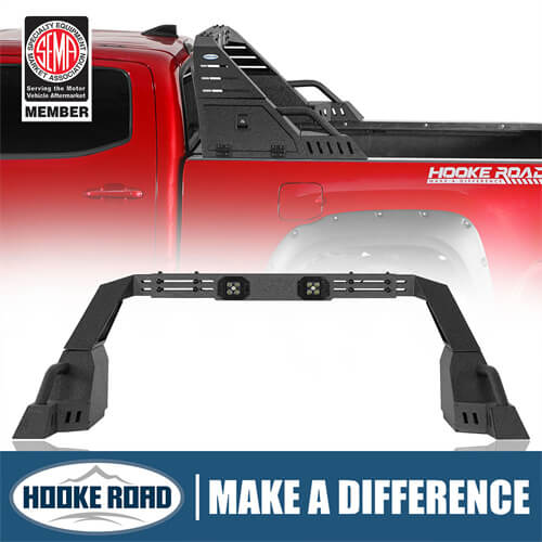 Load image into Gallery viewer, Mid Size Pickup Trucks Roll Bar Adjustable Truck Bed Roll Bar 4x4 Truck Parts - Hooke Road b9911s 1
