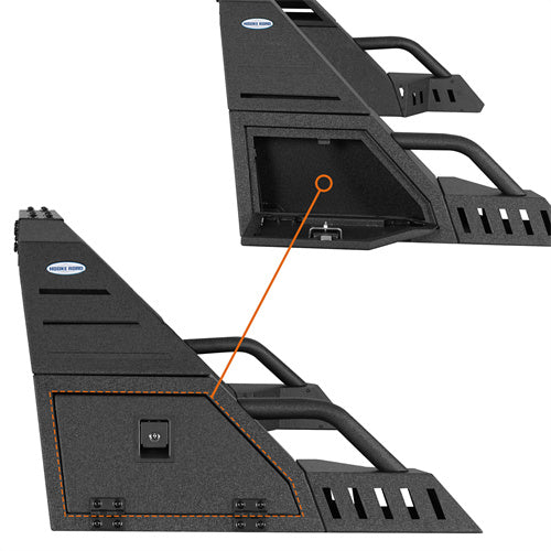 Load image into Gallery viewer, Mid Size Pickup Trucks Roll Bar Adjustable Truck Bed Roll Bar 4x4 Truck Parts - Hooke Road b9911s 5