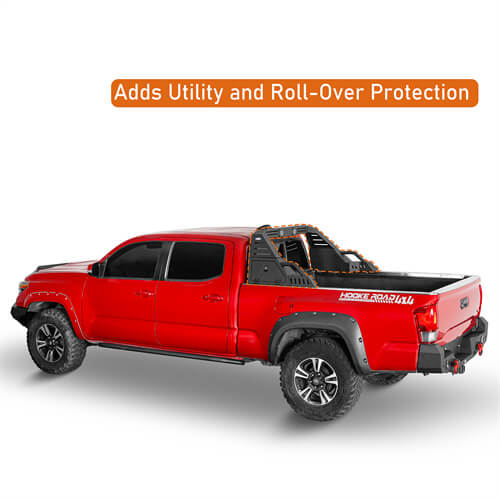 Load image into Gallery viewer, Mid Size Pickup Trucks Roll Bar Adjustable Truck Bed Roll Bar 4x4 Truck Parts - Hooke Road b9911s 7