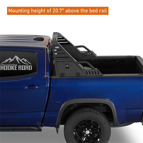 Load image into Gallery viewer, Mid Size Pickup Trucks Roll Bar Adjustable Truck Bed Roll Bar 4x4 Truck Parts - Hooke Road b9911s 8