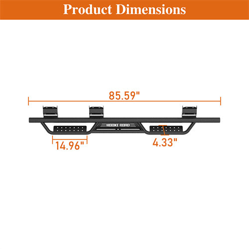 Load image into Gallery viewer, Side Steps for 15-24 Ford F-150 SuperCrew & 17-24 F-250 F-350 Crew Cab Hooke Road b8287 5