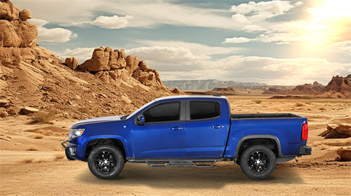 Load image into Gallery viewer, Hooke Road  Nerf Side Step Bars for 2015-2024 Chevy Colorado & GMC Canyon Crew Cab b9103s 13