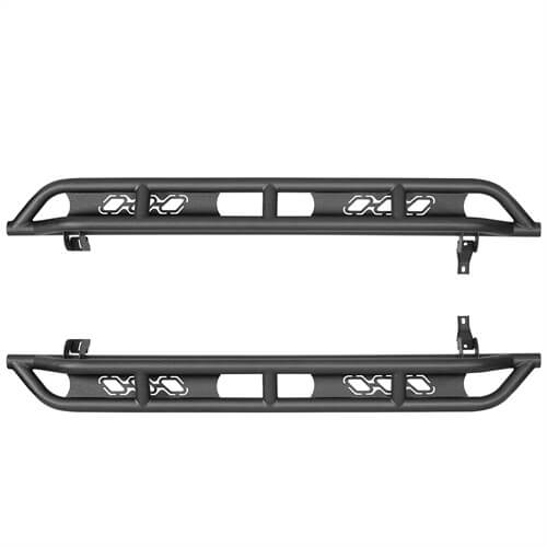2010-2024 Toyota 4Runner Side Steps Wheel To Wheel Running Boards - Hooke Road b9800s 18