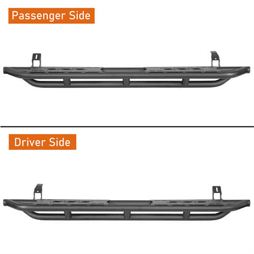 2010-2024 Toyota 4Runner Side Steps Wheel To Wheel Running Boards - Hooke Road b9800s 22