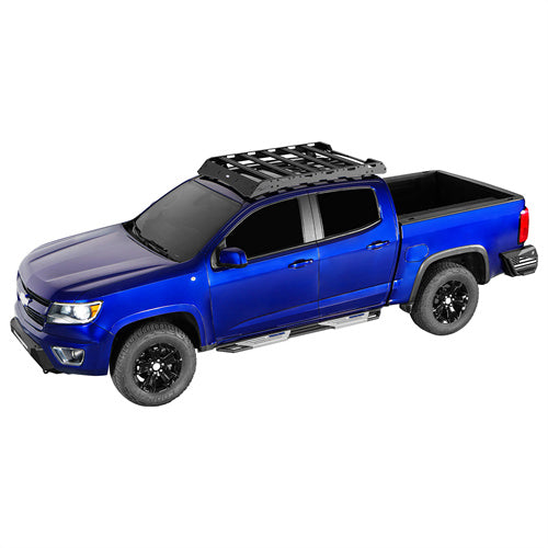 Load image into Gallery viewer, Hooke Road Nerf Side Steps Bars for 2015-2024 Chevy Colorado & GMC Canyon Crew Cab b9104s 3