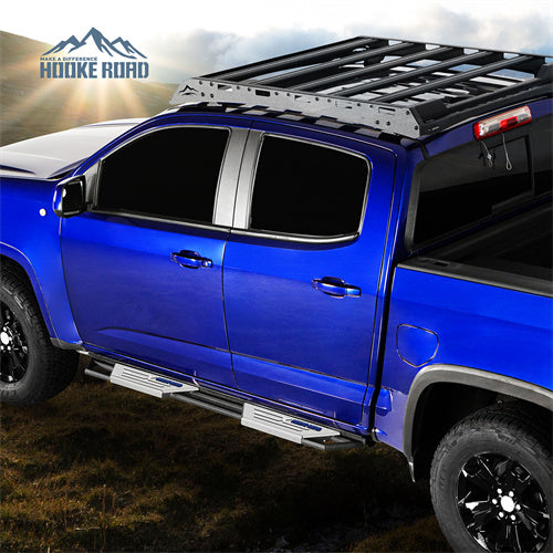 Load image into Gallery viewer, Hooke Road Nerf Side Steps Bars for 2015-2024 Chevy Colorado & GMC Canyon Crew Cab b9104s 4