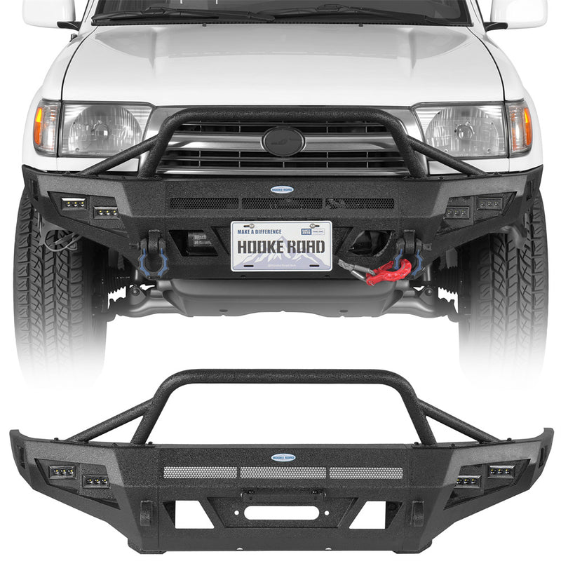 Load image into Gallery viewer, 1996-2002 Toyota 4Runner Off-road Front Bumper with Winch Plate Hooke Road b9759s 1