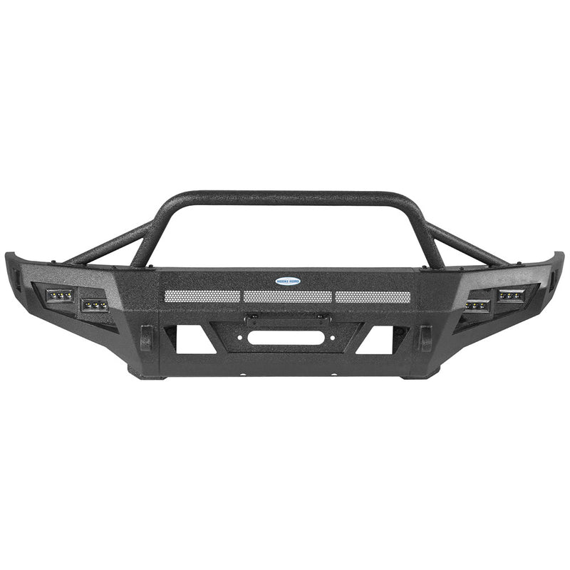 Load image into Gallery viewer, 1996-2002 Toyota 4Runner Off-road Front Bumper with Winch Plate Hooke Road b9759s 4