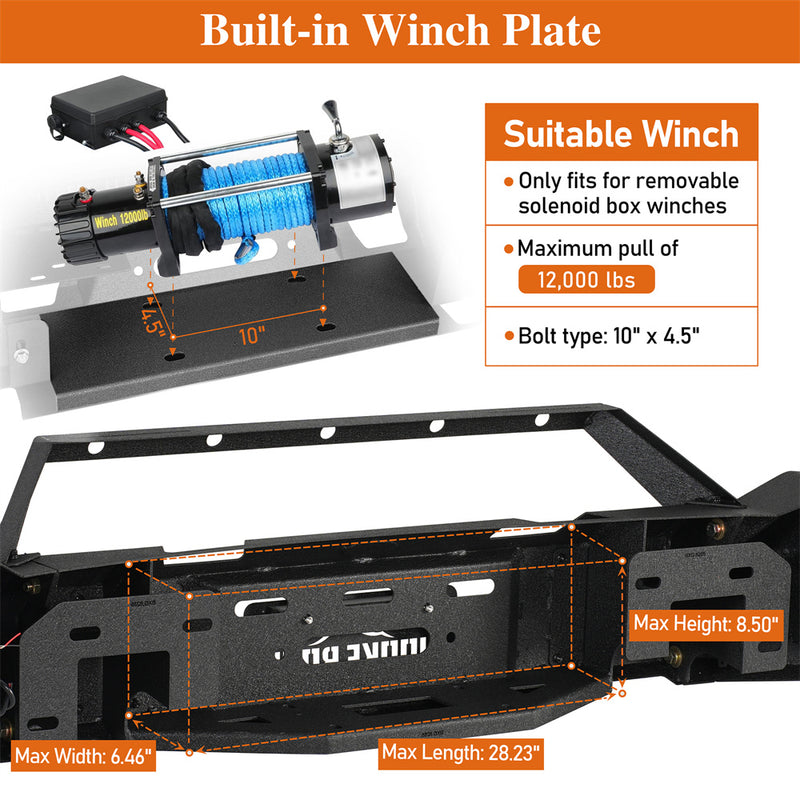Load image into Gallery viewer, Hooke Road Off-road Front Bumper for 2018-2020 Ford F-150 b8265 5
