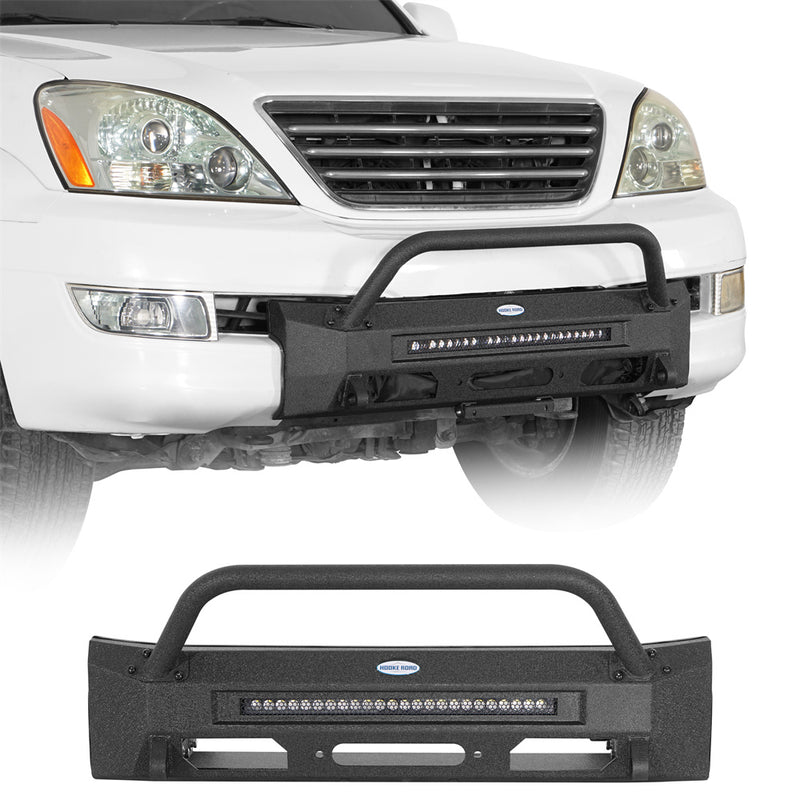 Load image into Gallery viewer, Off-road Front Bumper with winch plate for 2003-2009 Lexus GX470 Hooke Road b4657s 1