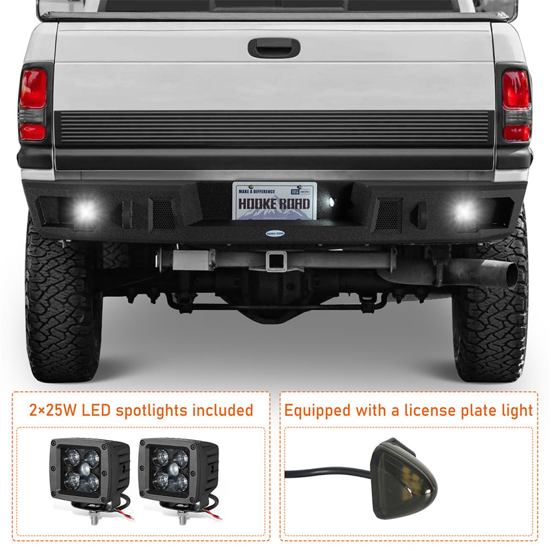 Load image into Gallery viewer, Off-road Rear Bumper for 94-01 Ram 1500 & 94-02 Ram 2500 3500 HR b6443 7