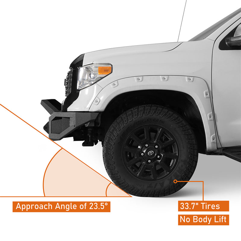Load image into Gallery viewer, Offroad Front Bumper for 2014-2021 Toyota Tundra Hooke Road b5034 7