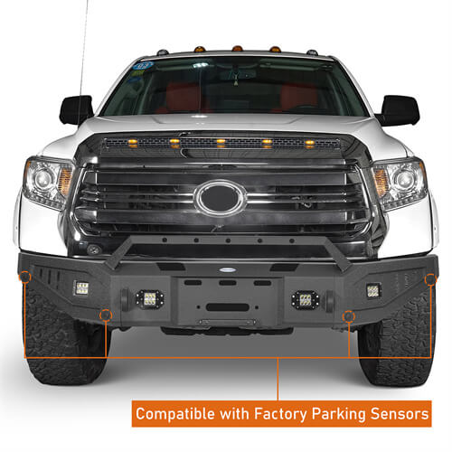 Load image into Gallery viewer, Offroad Full Width Front Bumper 4x4 Truck Parts For 2014-2021 Toyota Tundra - Hooke Road b5009 12