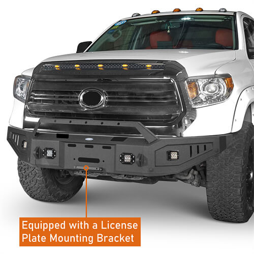 Load image into Gallery viewer, Offroad Full Width Front Bumper 4x4 Truck Parts For 2014-2021 Toyota Tundra - Hooke Road b5009 13