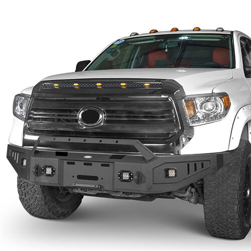 Load image into Gallery viewer, Offroad Full Width Front Bumper 4x4 Truck Parts For 2014-2021 Toyota Tundra - Hooke Road b5009 6