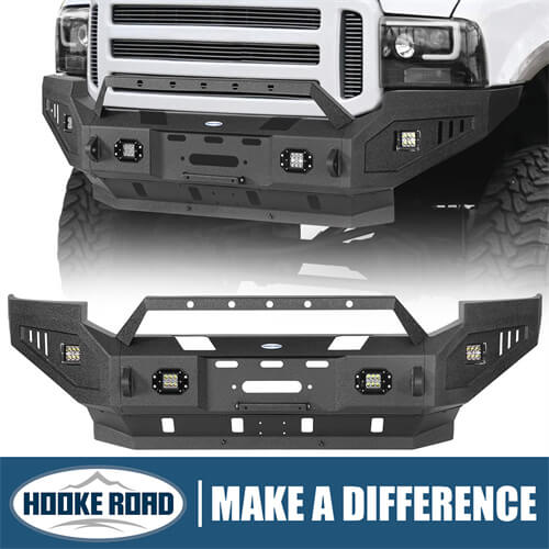 Load image into Gallery viewer, Offroad Full Width Front Bumper 4x4 Truck Parts For 2005-2007 Ford F-250 - Hooke Road b8505 1
