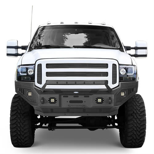 Load image into Gallery viewer, Offroad Full Width Front Bumper 4x4 Truck Parts For 2005-2007 Ford F-250 - Hooke Road b8505 5