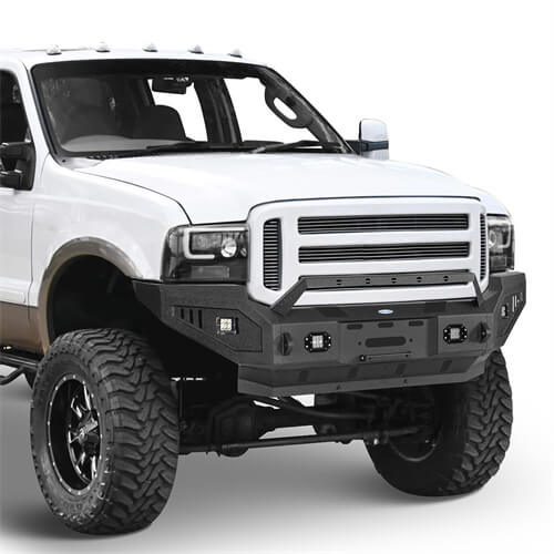 Load image into Gallery viewer, Offroad Full Width Front Bumper 4x4 Truck Parts For 2005-2007 Ford F-250 - Hooke Road b8505 6