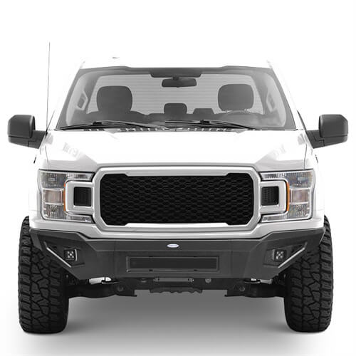 Load image into Gallery viewer, 2018-2020 Ford F-150 Full-Width Front Bumper Aftermarket Bumper 4x4 Truck Parts - Hooke Road b8257 4