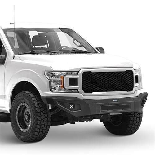 2018-2020 Ford F-150 Full-Width Front Bumper Aftermarket Bumper 4x4 Truck Parts - Hooke Road b8257 7