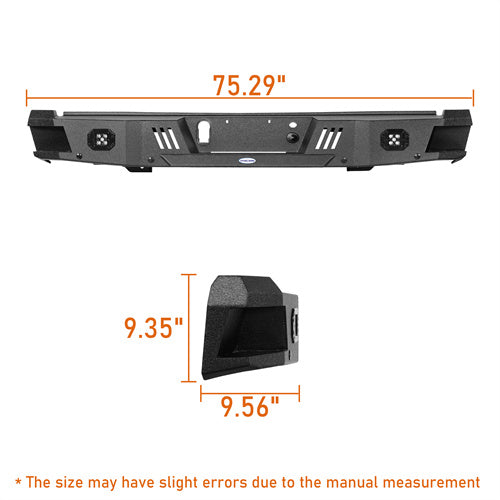 Load image into Gallery viewer, 2015-2017 Ford F-150 Rear Bumper Aftermarket Bumper 4×4 Truck Parts - Hooke Road b8283 15