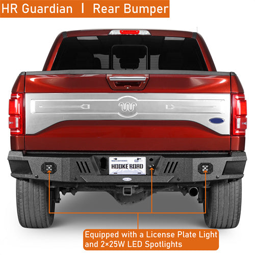 2015-2017 Ford F-150 Rear Bumper Aftermarket Bumper 4×4 Truck Parts - Hooke Road b8283 4