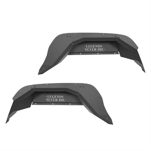 Load image into Gallery viewer, Offroad Rear Inner Fender Liners 4x4 Wheel Parts For 20-23 Jeep Gladiator JT - Hooke Road b7014s 16