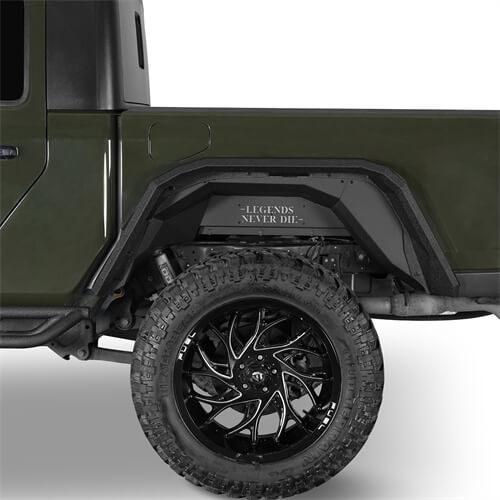Load image into Gallery viewer, Offroad Rear Inner Fender Liners 4x4 Wheel Parts For 20-23 Jeep Gladiator JT - Hooke Road b7014s 4
