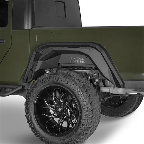 Load image into Gallery viewer, Offroad Rear Inner Fender Liners 4x4 Wheel Parts For 20-23 Jeep Gladiator JT - Hooke Road b7014s 5