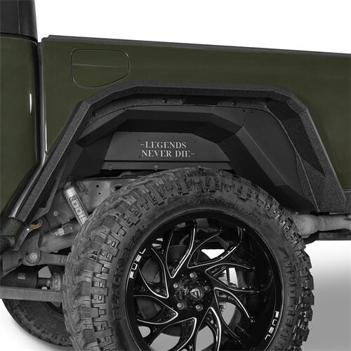 Load image into Gallery viewer, Offroad Rear Inner Fender Liners 4x4 Wheel Parts For 20-23 Jeep Gladiator JT - Hooke Road b7014s 7