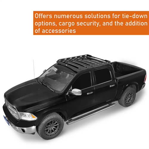 Load image into Gallery viewer, Ford F-150 & 2009-2018 Ram1500 Roof Rack Luggage Rack 4x4 Truck Parts - Hooke Road b9909s 10