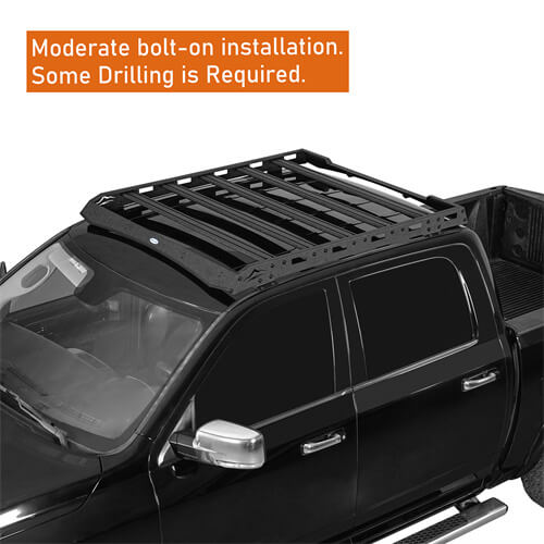 Load image into Gallery viewer, Ford F-150 & 2009-2018 Ram1500 Roof Rack Luggage Rack 4x4 Truck Parts - Hooke Road b9909s 13